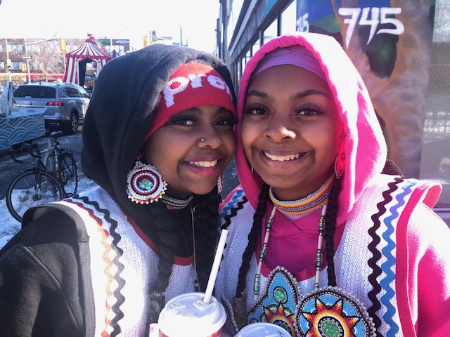 Fancy Shawl Dancers Je'niya & Cherish Kelly